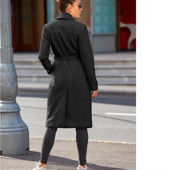 VICTORIAS SECRET WRAP OVERCOAT - Picture 8 of 9